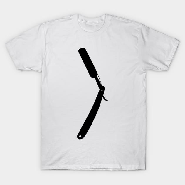 Straight razor T-Shirt by JamesLambourn